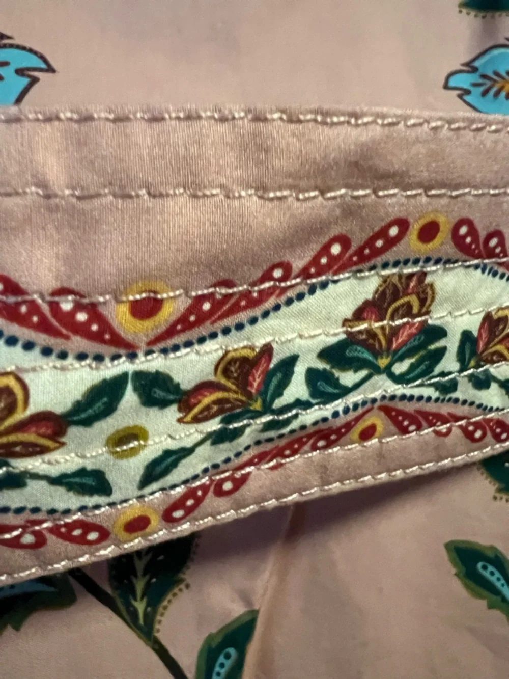 FARM RIO Pink Garden Delight Belted Mini Dress (size small - NWOT) - Picture 13 of 14